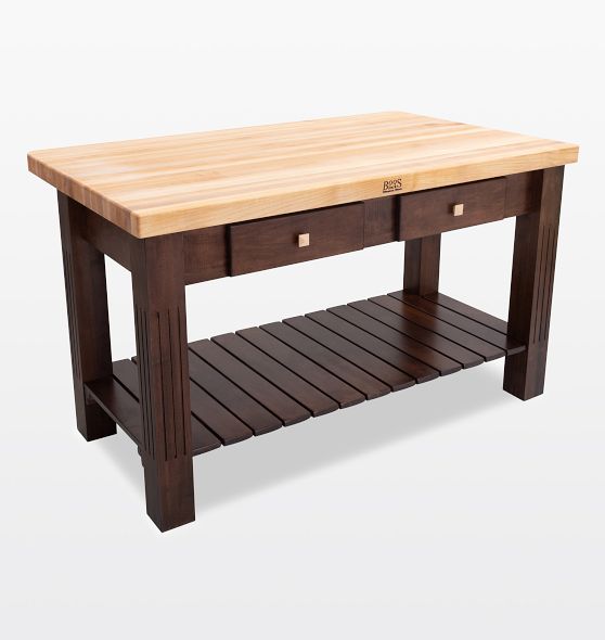 John Boos Maple Edge Grain Grazzi Table | Rejuvenation