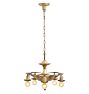 Vintage Classical Revival Chandelier 5 Light with Center hub