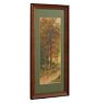Vintage Painting of Scenic Trees Landscape in Watercolor