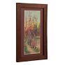 Vintage Painting of Scenic Trees Landscape in Watercolor