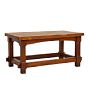 Vintage Belgium Wood Coffee Table