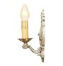Vintage Classical Revival Sconce Pair Candle Painted