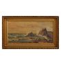 Vintage Impressionist Painting of Seascape