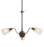 Vintage Victorian Chandelier 3 Arm electric