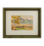 Vintage Wall Art Framed Watercolor landscape