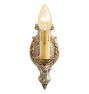 Vintage Classical Revival Sconce Pair Candle Painted