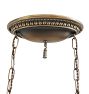 Vintage Traditional Pendant Pan Fixture 2 Light