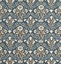 Bellflowers Morris & Co Wallpaper, Indigo and Linen