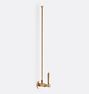 Montecito Lever-Handle Toilet Supply Line, Satin Bronze