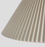 Pleated Sloped Fabric Lamp Shade