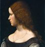 Portrait of a Young Lady by Leonardo da Vinci Framed Reproduction Wall Art Print
