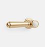 Montecito Toilet Flush Lever, Satin Bronze