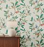 Ella Harlequin Wallpaper Fig Blossom, Fig Leaf & Nectarine