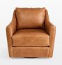 Luanna Leather Swivel Chair
