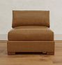 Sublimity Leather Armless Chair Sectional Component