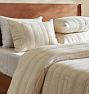 Textured Striped Duvet &amp; Shams