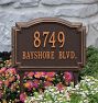Brockman Personalized Address Plaque