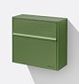 Adoorn Wall Mount Locking Mailbox, Small - Dill Green