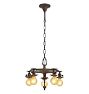 Vintage Colonial Revival Chandelier Cast Iron 5 Light Bare Bulb