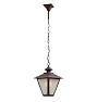 Vintage Victorian Pendant Lantern with Bevel Cut Glass
