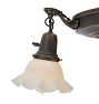 Vintage Classical Revival Chandelier 3 Light Aladin Pan