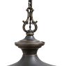 Vintage Classical Revival Chandelier 3 Light Aladin Pan