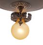 Vintage Classical Revival Chandelier 4 Light Aladdin Pan