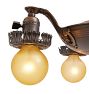 Vintage Classical Revival Chandelier 4 Light Aladdin Pan