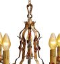 Vintage Classical Revival Chandelier Candle 5 Light