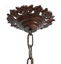 Vintage Colonial Revival Chandelier 5 Light Cast