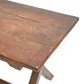Vintage Dining Table with Cross Legs in Spanish Oak