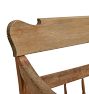 Vintage Traditional Long Bench with Spindle Backrest