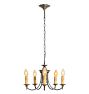 Vintage Romance Revival 5-Light Candle Chandelier