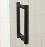 6" West Slope Shower Door Pull