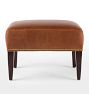 Clinton Leather Ottoman