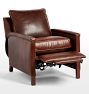 Thorp Leather Manual Recliner Chair