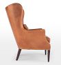 Clinton Modern Wingback Leather Chair