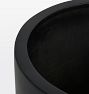 Modern Fiberstone Cylinder Planter