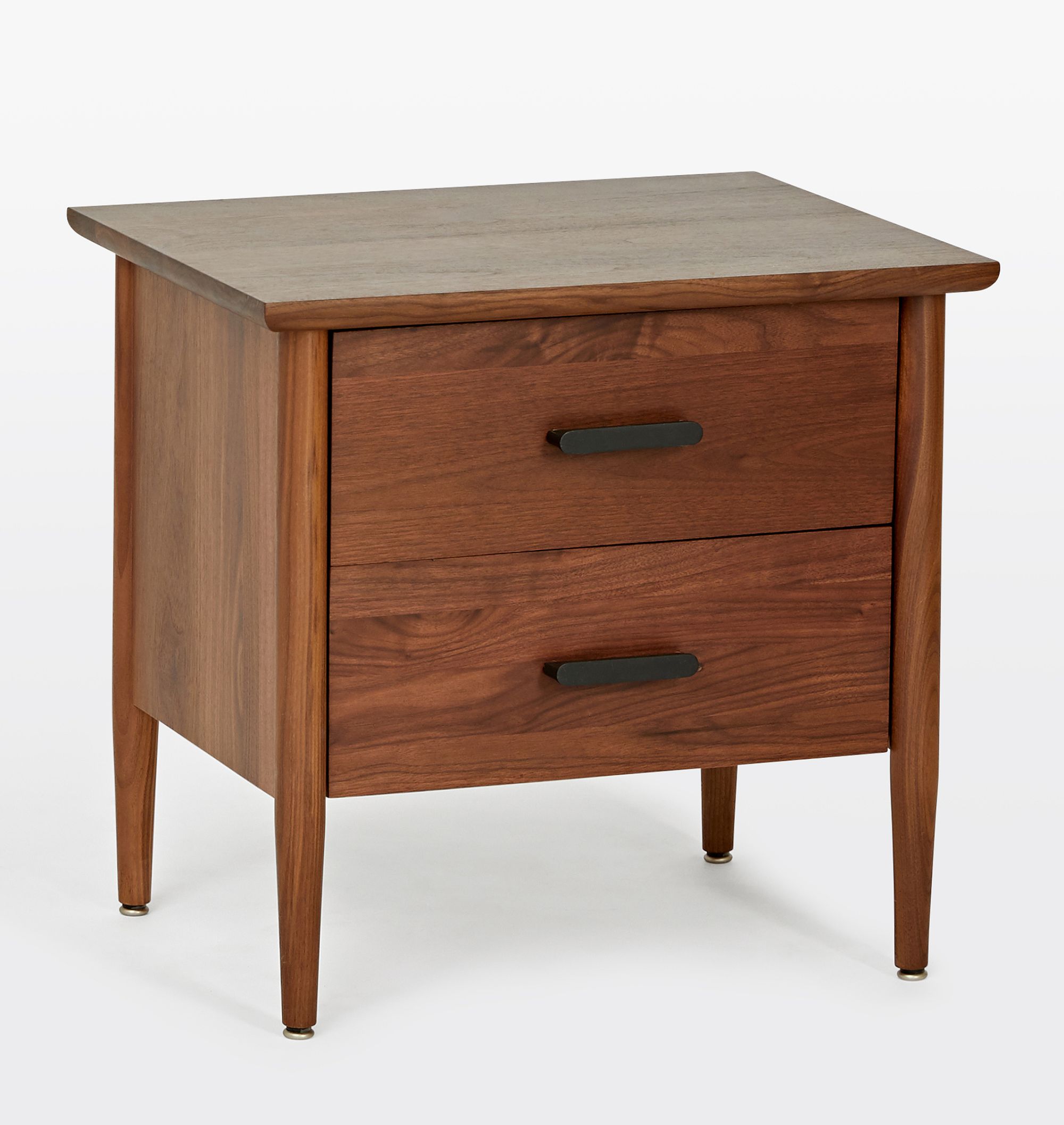 Shaw Walnut Nightstand | Mid-Century Nightstand | Rejuvenation