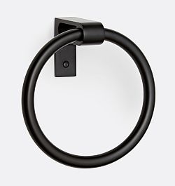Amerock Arrondi Champagne Bronze Wall Mount Single Towel Ring BH26541CZ At - View #7