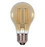LED Filament A19 Amber 4.5W 40WE Bulb