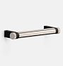 West Slope Drawer Pull - 4" - Polished Nickel & Oil-Rubbed Bronze