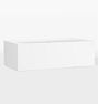 Aquagrande Solid Surface Matte White Bathtub, 180 Degree Drain Shoe