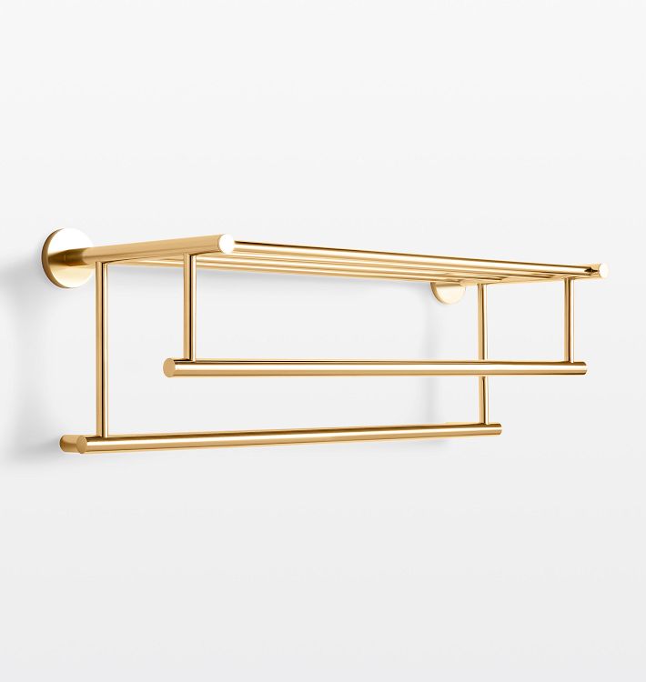 Riley 24" Train Rack with Double Towel Bars