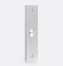 West Slope Tall Doorbell Button, Brushed Nickel