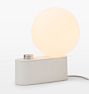 TALA Alumina Table Lamp with Sphere IV Bulb Tala Chalk