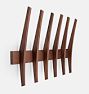 Brendon Farrell 6-Fin Hook Rack, Walnut