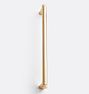 West Slope Appliance Pull, 12" - Aged Brass