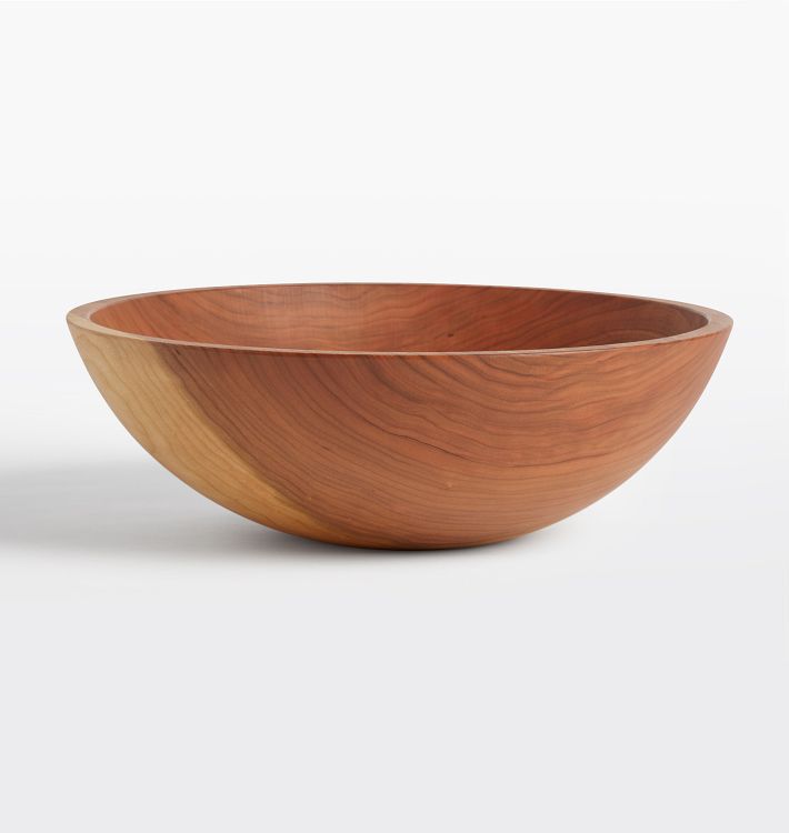 Solid Cherry Wood Nesting Bowl - 15"