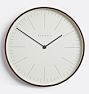 Large Dark Wood Mr. Clarke Wall Clock